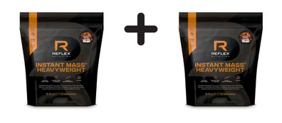2 x Reflex Nutrition Instant Mass Heavyweight (5.4kg) Chocolate Peanut Butter