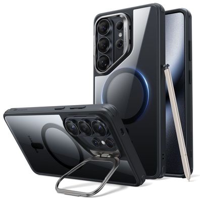 ESR Classic Hybrid Kickstand für Samsung Galaxy S26 Ultra Klar Schwarz Magnetisch