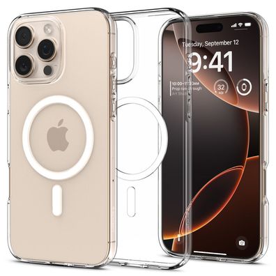 Spigen Liquid Crystal magnetisch Hülle Kompatibel mit iPhone 16 Pro Max transparent
