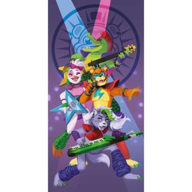 Five Nights at Freddy's Handtuch 70x140 cm Baumwolle weich Badetuch saugfähig