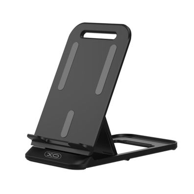 XO C73 Faltbarer Smartphone Tischständer bis 7 mit Anti Rutsch Basis Schwarz