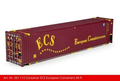 Kiss Schweiz 561112 Container 40 ft ECS European Containers Spur 1