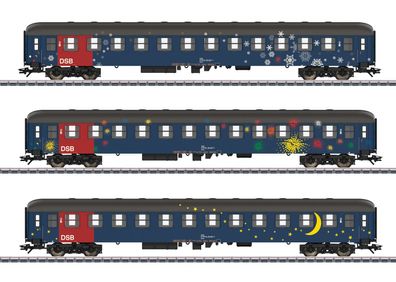 Maerklin 42698 Reisezugwagen-Set DSB Spur H0