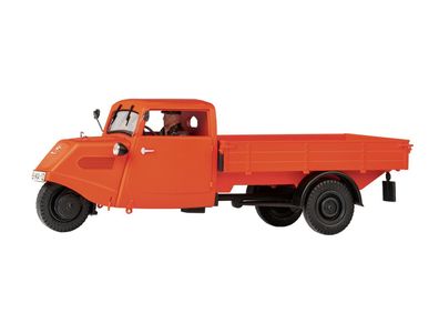 Maerklin 18452 Tempo Dreirad Hanseat orange mit Pritsch 1:32