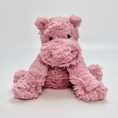 Jellycat Fuddlewuddle Hippo Pink Plüschtier Spielzeug Kuscheltier Stofftier 23 cm