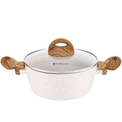 Topf mit Deckel Nature 20 cm Ambition