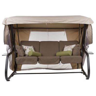 Hollywoodschaukel mit Moskitonetz Venezia Lux D022-04EB PATIO