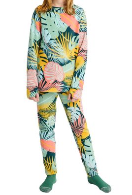 BURTON Kids Baselayer Fleece Set oversized tropical - Größe: XL (164/166)