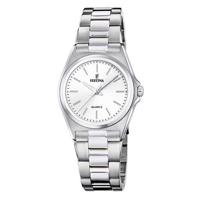 Festina Armbanduhr Damen F20553/2 Stahlband Klassisch