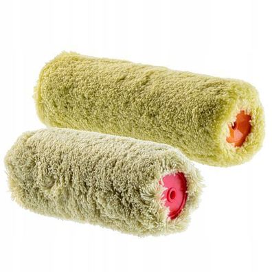 KADAX Farbroller Set für Wandfarbe, Malerwalze Set, Grün, 20 cm + 25 cm