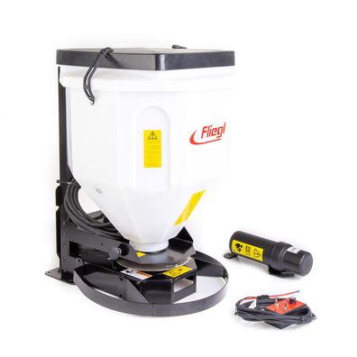 Fliegl Universalstreuer elektrisch - 90 L Kunststoffbehälter - Streugerät