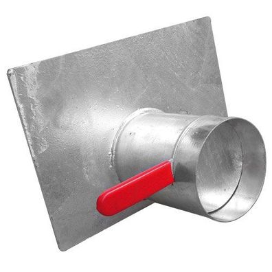 Auslaufrohr Ø 152 mm - Rohrauslauf 300x250 für Kornschieber / Getreide