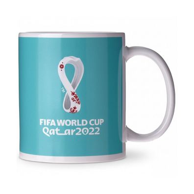 FIFA Fussball Weltmeisterschaft 2022 Qatar Becher 325 ml 456 Lizenzprodukt Tasse