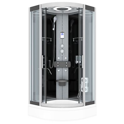 Duschkabine Dusche D58-53T0-ALL Komplettdusche Fertigdusche 90x90 cm