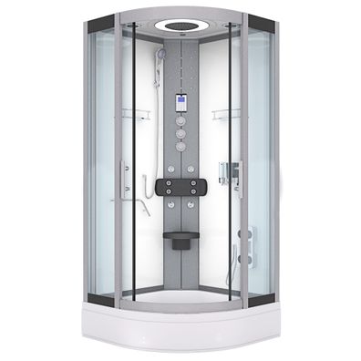 Duschkabine Dusche D58-50T1-ALL Komplettdusche Fertigdusche 90x90 cm