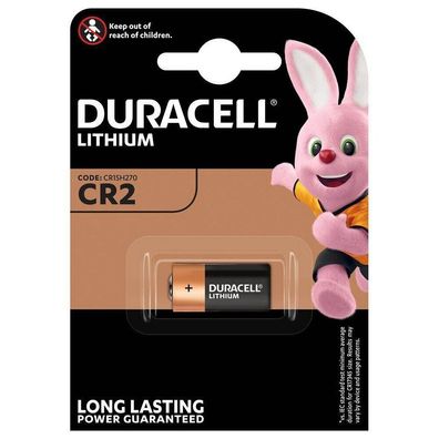 Duracell Batterie Lithium CR2 CR 2 CR17355 3V 900mAh 1er Blister