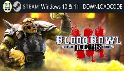 NEU PC Computer Spiel Blood Bowl 3 Black Orcs Edition für Windows 10 11 STEAM Code