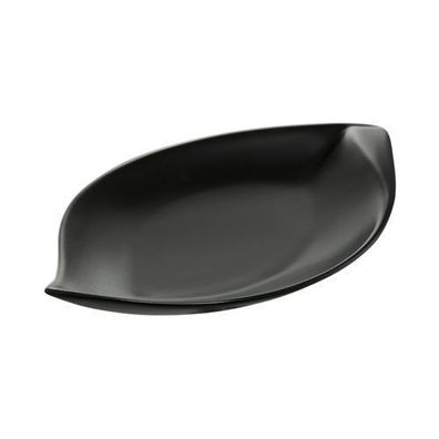Servierplatte schwarz Salsa Boot 22 x 13 cm Ambition