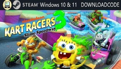 Computer Spiel Nickelodeon Kart Racers 3 Slime Speedway für Windows STEAM Key