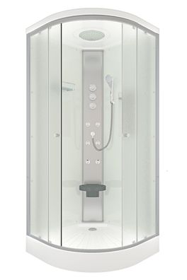 Duschkabine Fertigdusche Dusche Komplettkabine D10-00M1-ALL 80x80 cm