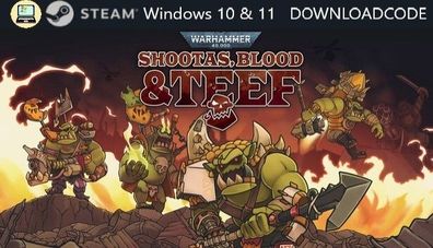 NEU Computer Spiel Warhammer 40000 Shootas Blood & Teef für Windows STEAM Key