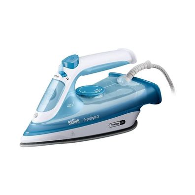 Braun FreeStyle 3 Dampfbügeleisen blau / weiß Domestic Home 0127408002 FI 3144 BL