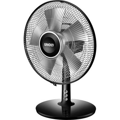 Unold Silverline 86817 Tischventilator Ø 25cm 25 W in schwarz