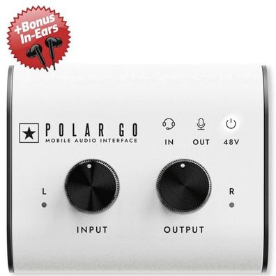 Blackstar Audio-Interface Polar GO mobiles 2-Kanal Interface - Bonus In-Ear Kopfhörer