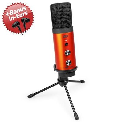 ESI CosMik uCast USB-Mikrofon + Bonus In-Ear Kopfhörer