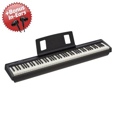 Roland Digital Piano FP-10 Schwarz + Bonus In-Ear Kopfhörer