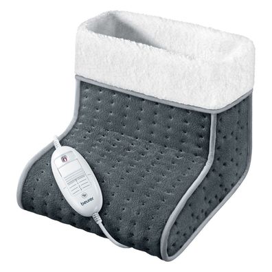 Beurer FW 20 Cosy Fußwärmer 100W Grau, Weiß