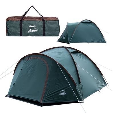 Campingzelt für 3-4 Personen, doppelwandig, stabil wasserdicht, verdunkelter