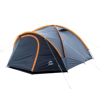 Campingzelt für 3-4 Personen, doppelwandig, stabil wasserdicht, verdunkelter