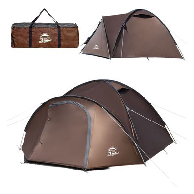 Campingzelt für 3-4 Personen, doppelwandig, stabil wasserdicht, verdunkelter