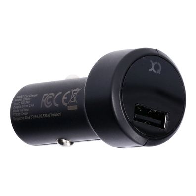 Xqisit KZF USB-Ladegerät PKW Adapter 2,4A schwarz