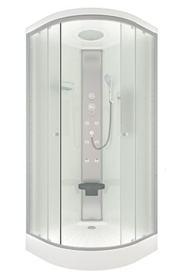 Duschkabine Fertigdusche Dusche Komplettkabine D10-20M0-ALL 100x100 cm