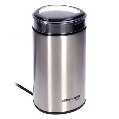 Rommelsbacher EKM 100 elektr. Kaffeemühle silber