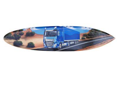LKW Truck Surfboard 100cm Surfbrett aus Holz z Aufhängen Wohndesign Lounge Hobbyraum