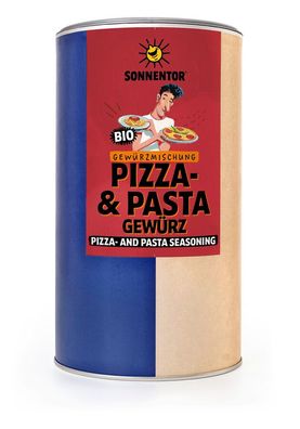 6x Sonnentor Pizza- und Pastagewürz, Gastrodose groß 160g