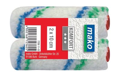 mako Maler-Ersatzwalze mako-flor Ersatzwalze 2x10cm - 2 St