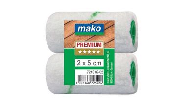 mako Lasurroller-Mini Mikrofaser extra kurz Ersatzwalze 5 cm