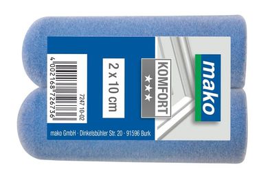 mako Lackwalze Superflock, Komfort 10 cm - 2 Stück im Beutel