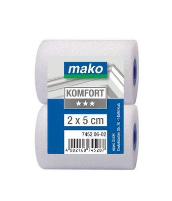mako Lackroller-Mini mako-poren superfein, Komfort 2 x 10 cm