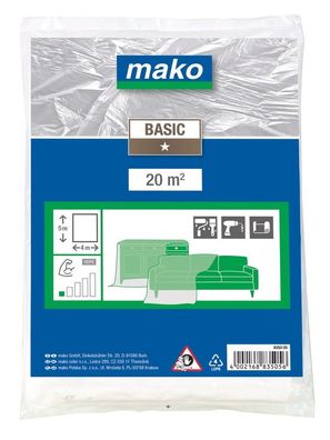 mako Allzweckplane standard, BASIC 4 m x 12,5 m