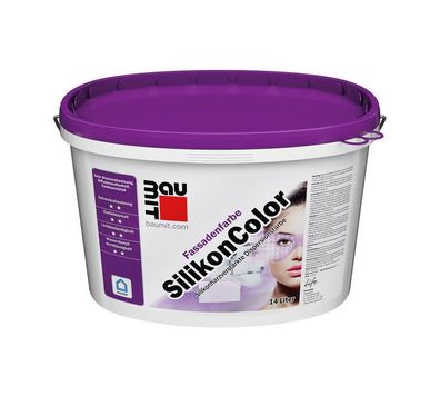 32 x Baumit SilikonColor Fassadenfarbe silikonverstärkt weiß 12,5L