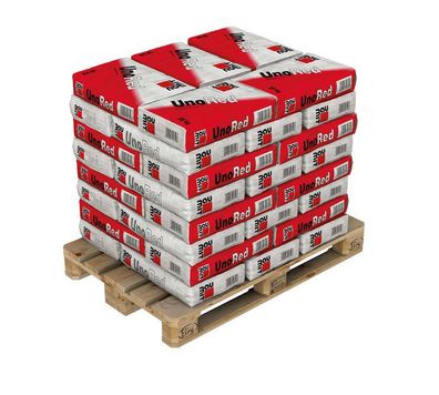 40 x Putz UnoRed Gips Haftputz für Küchen und Bäder