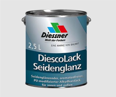 Diessner DiescoLack Seidenglanz Alkydharzlack weiß
