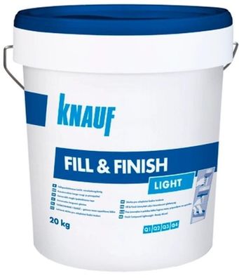 33 x Knauf Sheetrock Fill & Finish Light Fugenfüller Spachtelmasse 20 kg