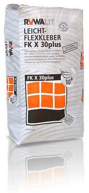 42 Sack Fliesenkleber Rywalit FK X 30plus Leicht Flex C2TES1