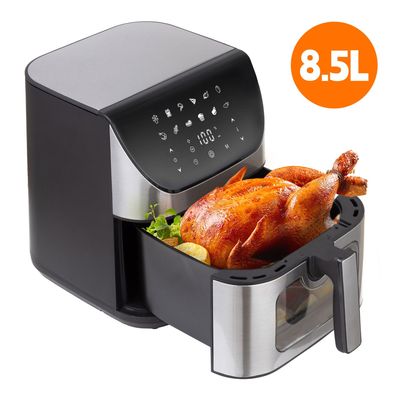 XXL Heißluftfritteuse 8.5L 12 Programme Touchscreen Timer Airfryer 80-200°C